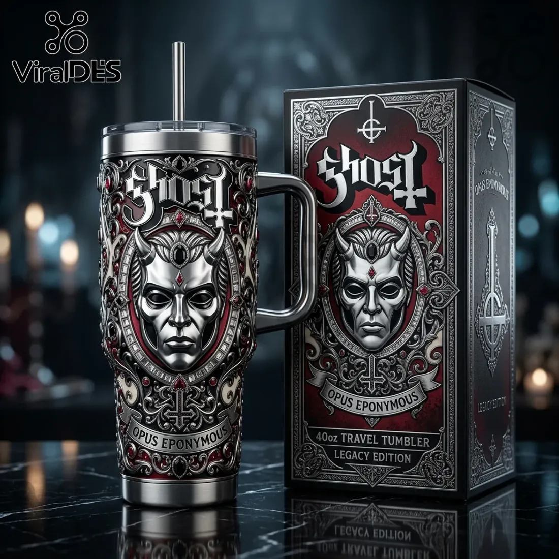 Ghost Band Opus Eponymous Legacy Edition 40oz Stanley Tumbler Ghost Band Opus Eponymous Legacy Edition 40oz Stanley Tumbler