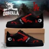 Godzilla x San Diego Padres Black Air Force 1 Sneakers