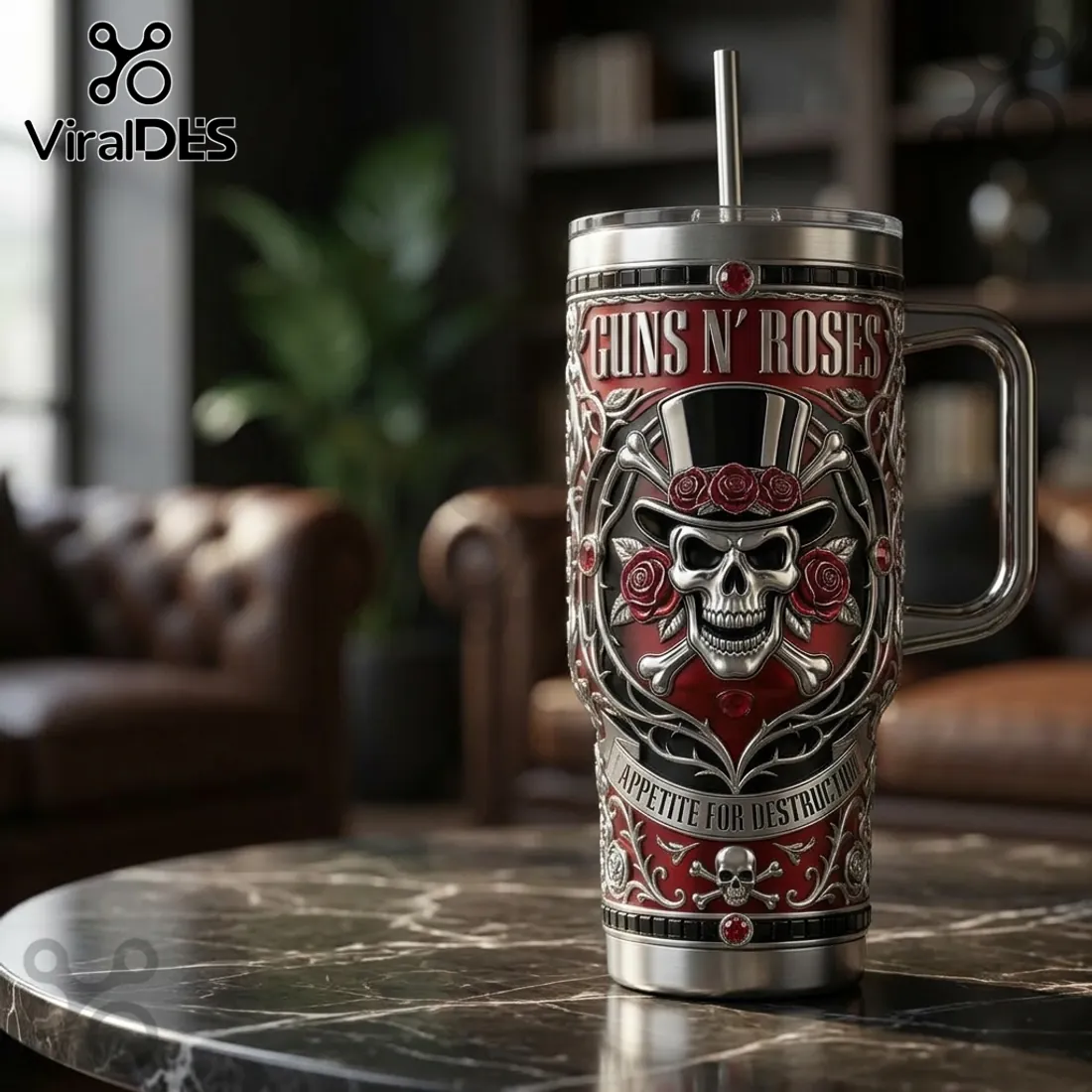 Guns N’ Roses Appetite for Destruction 40oz Tumbler Guns N’ Roses Appetite for Destruction 40oz Tumbler