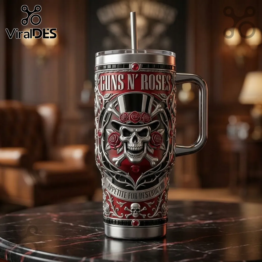 Guns N’ Roses Appetite for Destruction 40oz Tumbler Guns N’ Roses Appetite for Destruction 40oz Tumbler