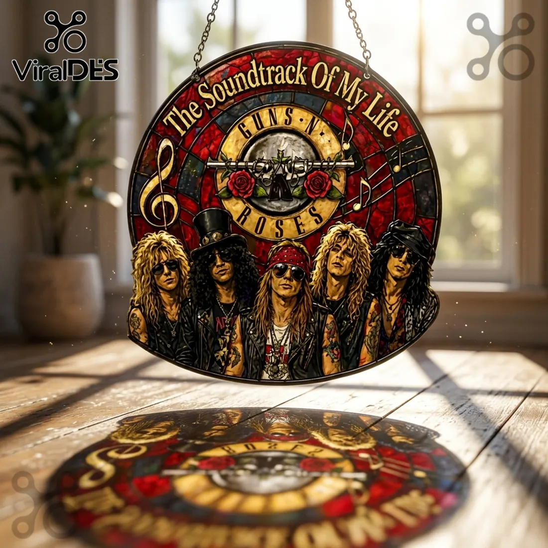 Guns N Roses The Soundtrack Of My Life Suncatcher Guns N Roses The Soundtrack Of My Life Suncatcher