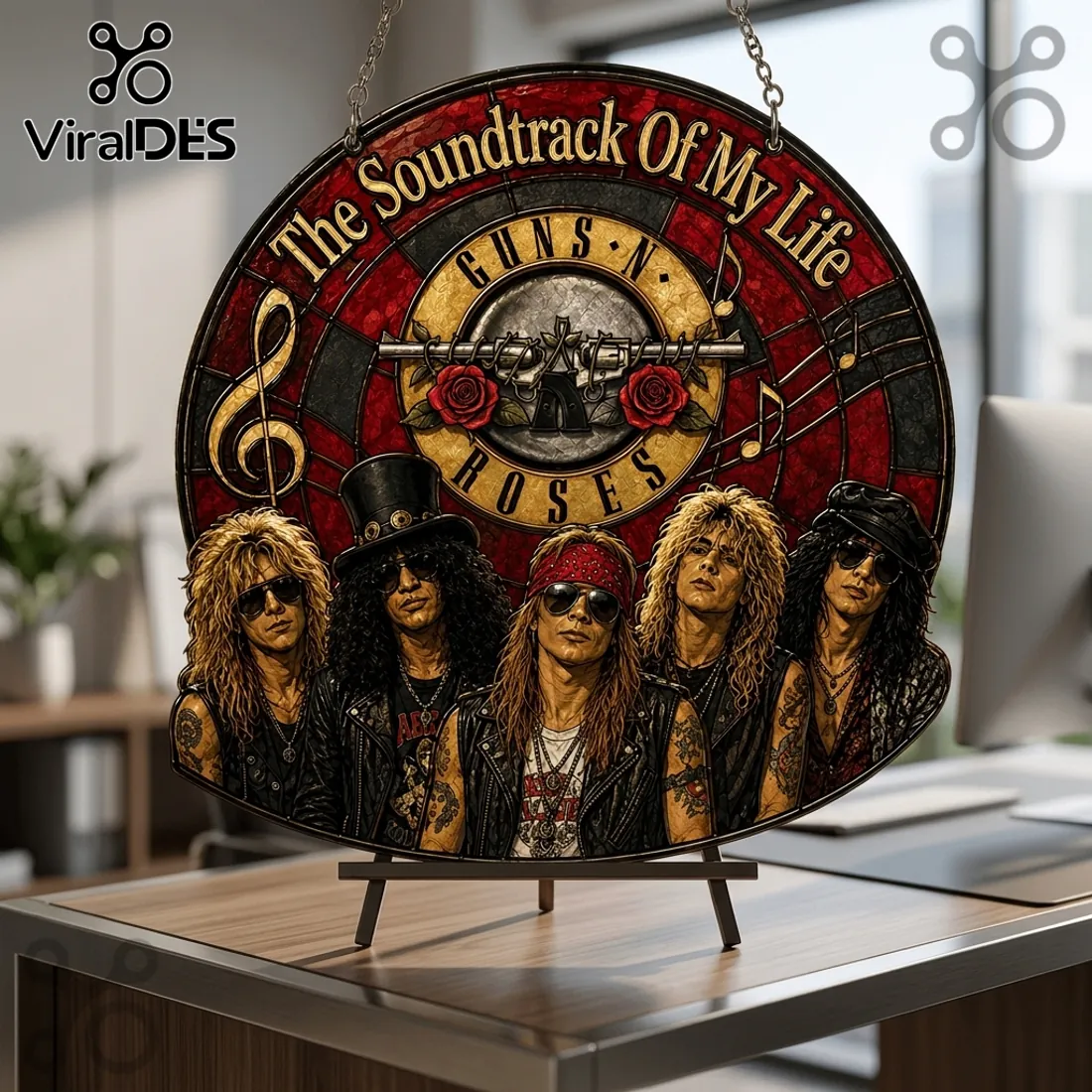 Guns N Roses The Soundtrack Of My Life Suncatcher Guns N Roses The Soundtrack Of My Life Suncatcher