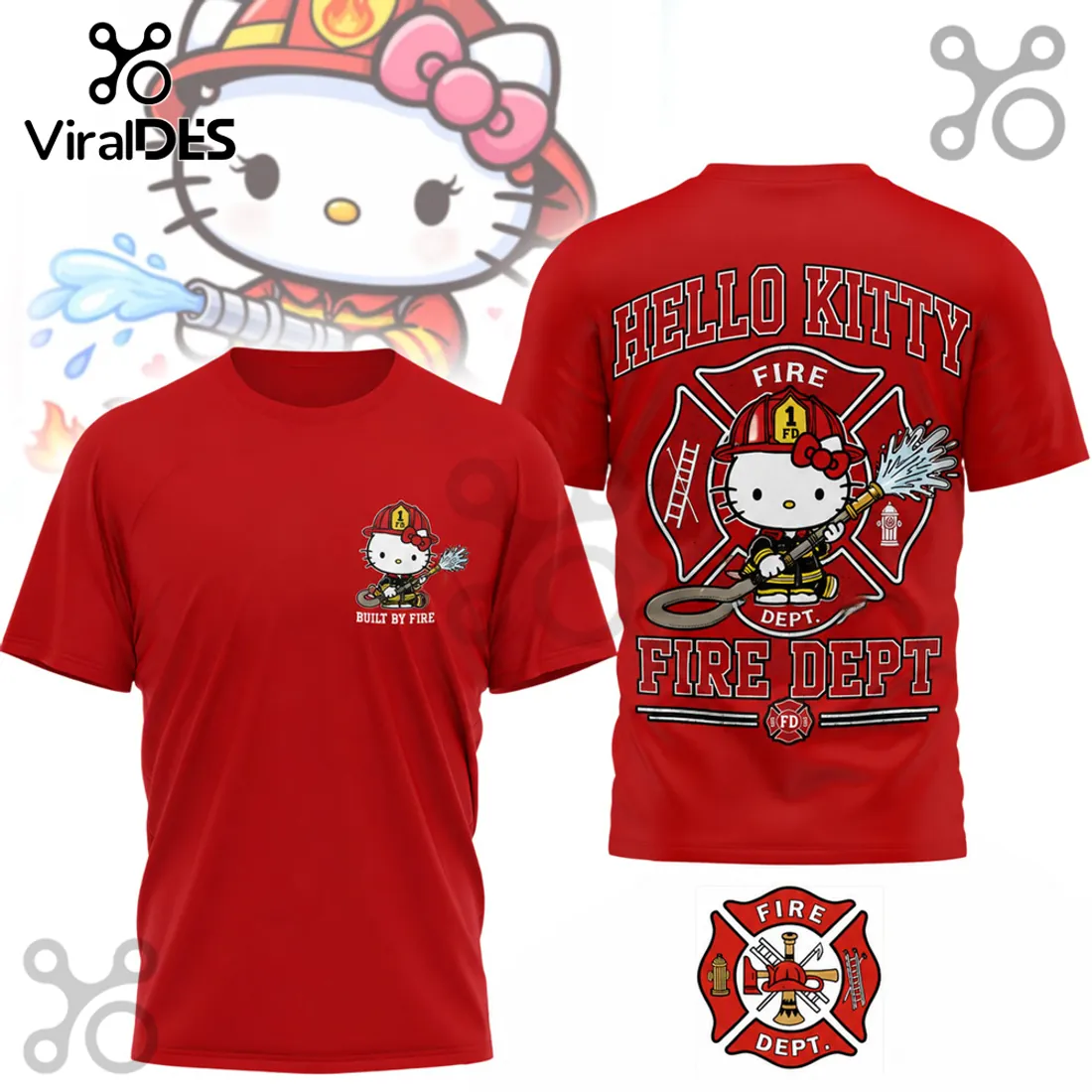 Hello Kitty Fire Department Limited Edition Shirt Hello Kitty Fire Department Limited Edition Shirt