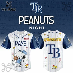 Peanuts Snoopy x Tampa Bay Rays Limited Edition Baseball Jersey