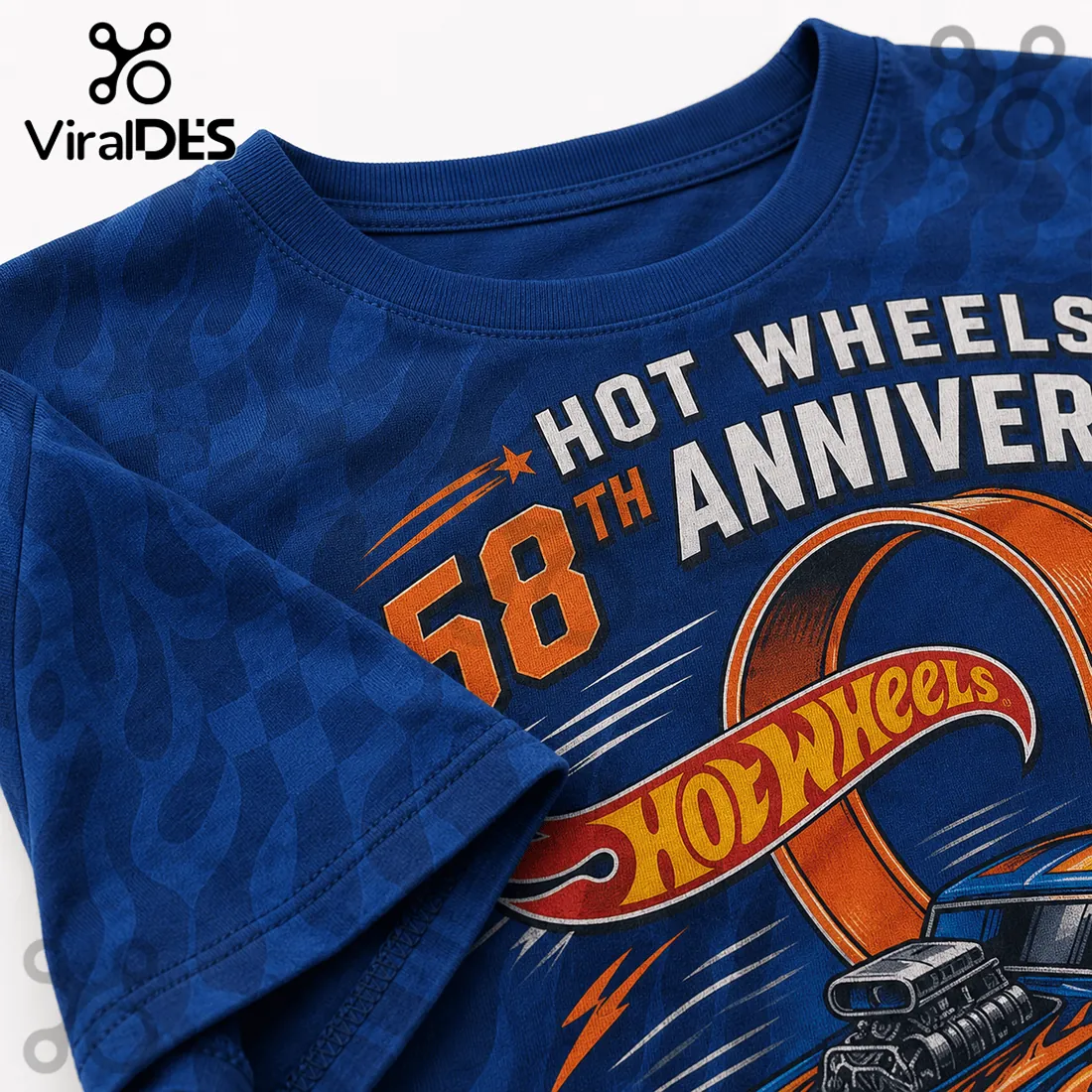 Hot Wheels 58th Anniversary 2026 Mattel Creations T-Shirt Hot Wheels 58th Anniversary 2026 Mattel Creations T-Shirt
