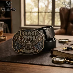 Lynyrd Skynyrd Free Bird Eagle Premium Collectible Leather Belt Lynyrd Skynyrd Free Bird Eagle Premium Collectible Leather Belt