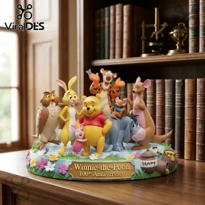 Winnie-the-Pooh 100th Anniversary Sculpted Figurine Collectible Tabletop Statue