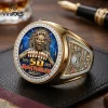 Iron Maiden 50th Anniversary Engraved Stainless Steel Ring