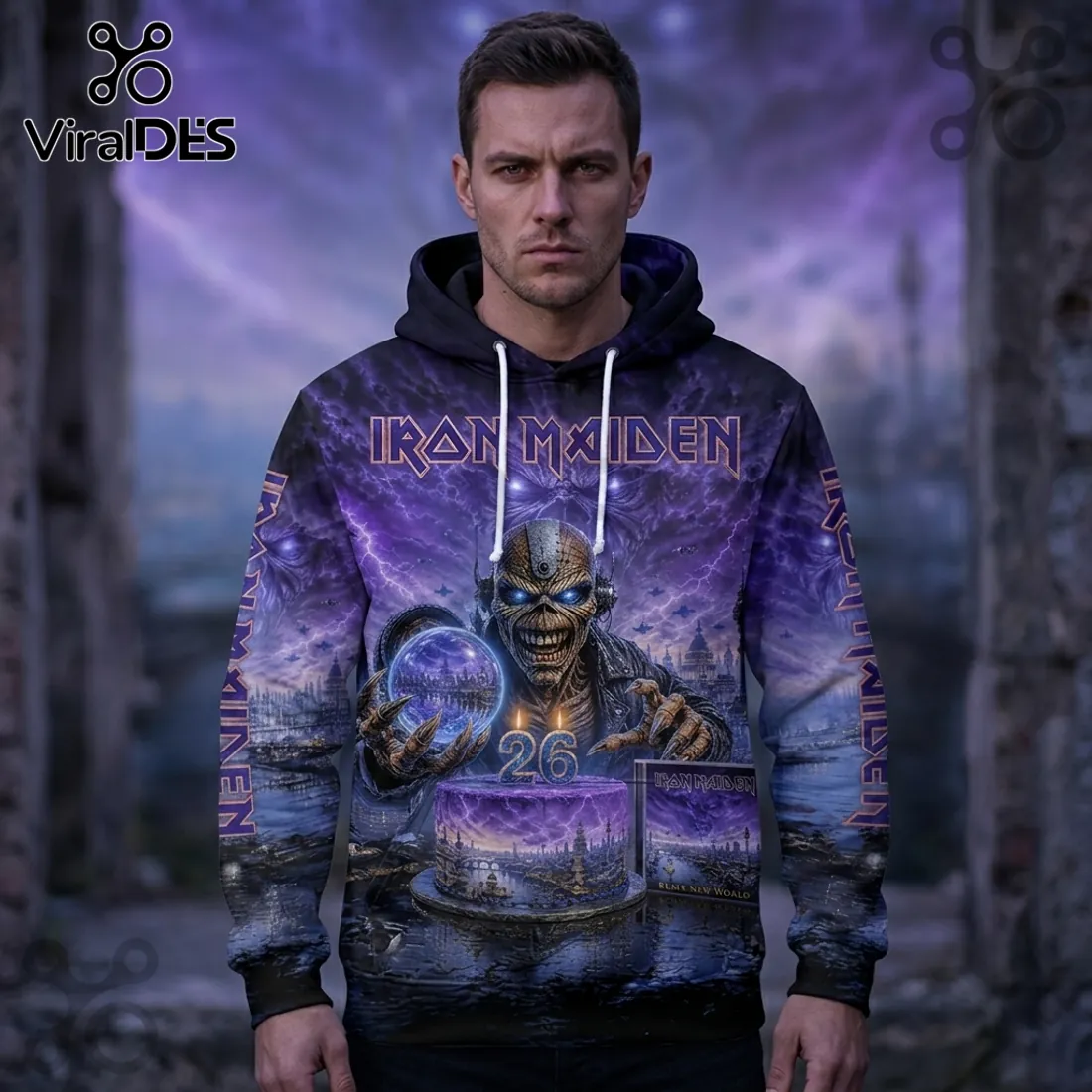 Iron Maiden Run For Your Lives 2026 Tour Hoodie Iron Maiden Run For Your Lives 2026 Tour Hoodie