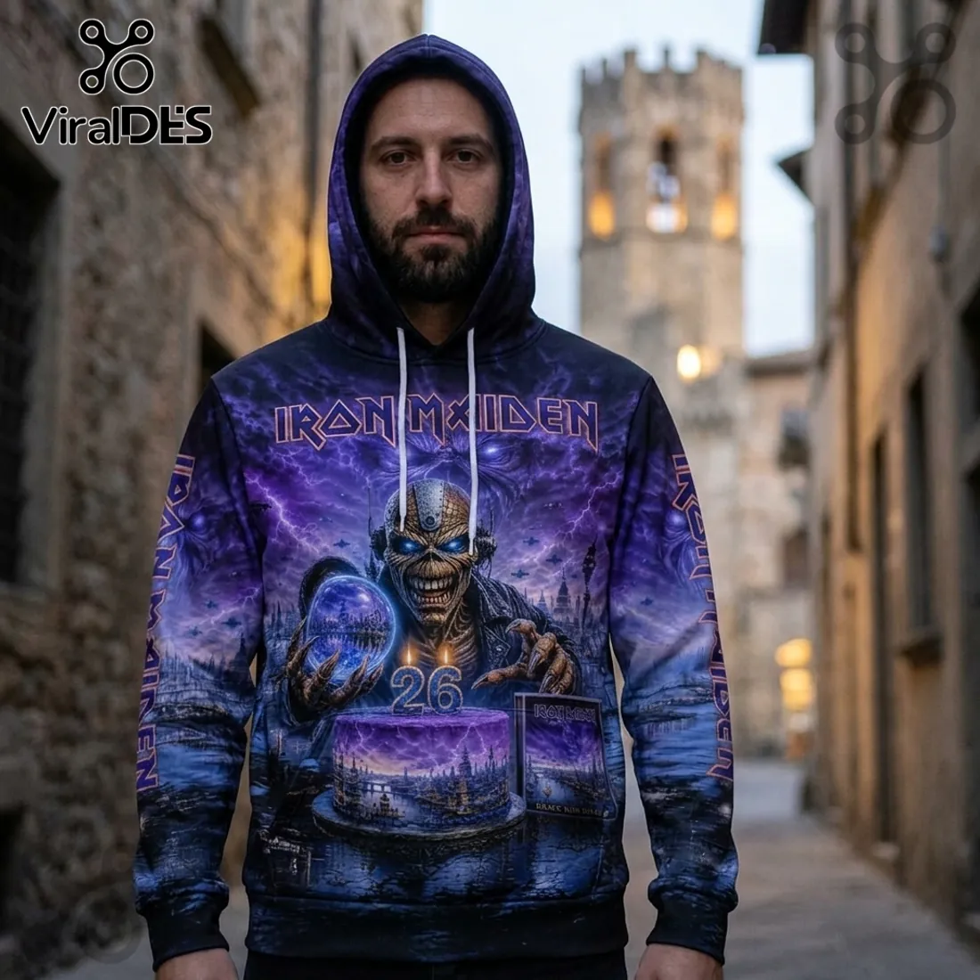 Iron Maiden Run For Your Lives 2026 Tour Hoodie Iron Maiden Run For Your Lives 2026 Tour Hoodie