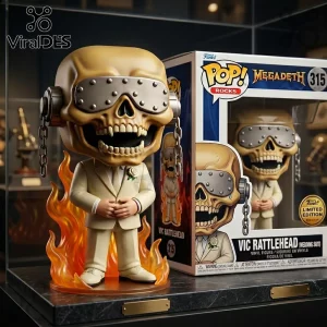 Funko Pop Rocks Megadeth Vic Rattlehead Wedding Suit Sculpted Vinyl Figure Funko Pop Rocks Megadeth Vic Rattlehead Wedding Suit Sculpted Vinyl Figure
