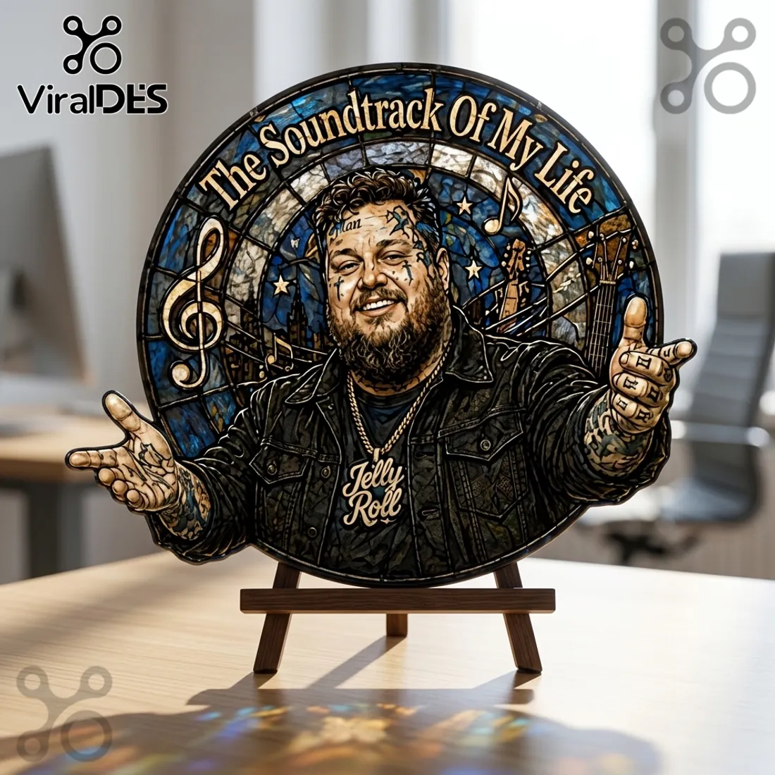 Jelly Roll The Soundtrack Of My Life Suncatcher Jelly Roll The Soundtrack Of My Life Suncatcher