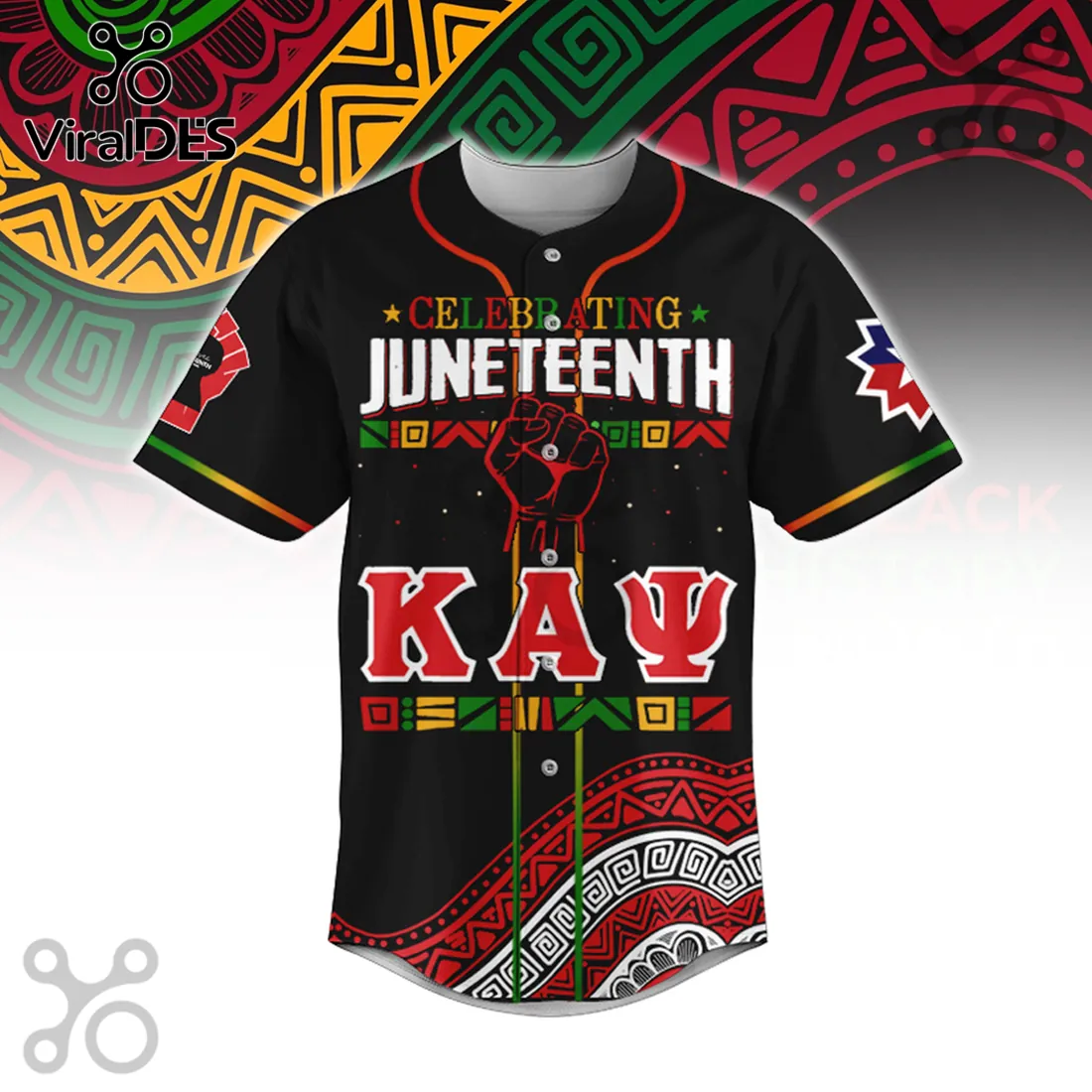 Juneteenth Kappa Alpha Psi 1865 They Not Like Us Pattern Baseball Jersey Juneteenth Kappa Alpha Psi 1865 They Not Like Us Pattern Baseball Jersey