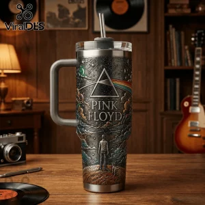 Pink Floyd Dark Side of the Moon Stainless Steel 40oz Stanley Tumbler
