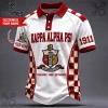 Kappa Alpha Psi Fraternity 1911 Crest Crimson White Polo Shirt Kappa Alpha Psi Fraternity 1911 Crest Crimson White Polo Shirt