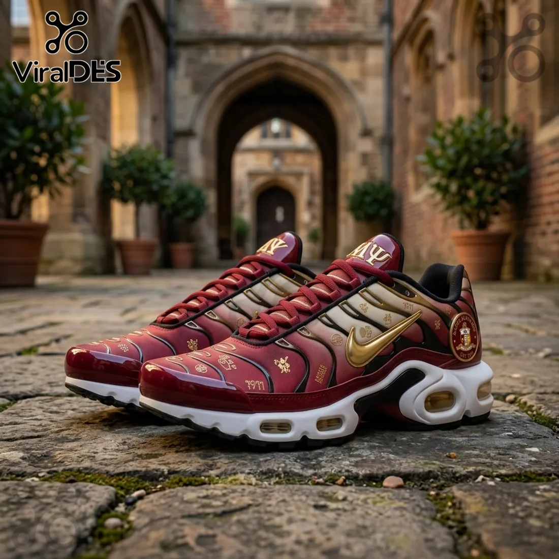Kappa Alpha Psi x Nike Air Max Plus Crimson Gold Gift for Men Sneakers Kappa Alpha Psi x Nike Air Max Plus Crimson Gold Gift for Men Sneakers