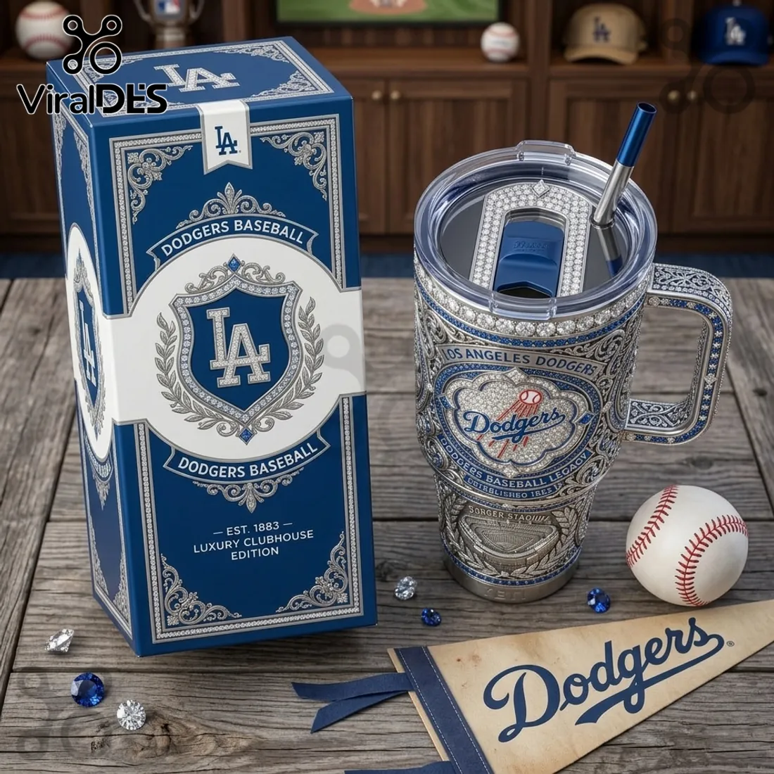 Los Angeles Dodgers Luxury Engraved 40oz Colossus Travel Mug Los Angeles Dodgers Luxury Engraved 40oz Colossus Travel Mug