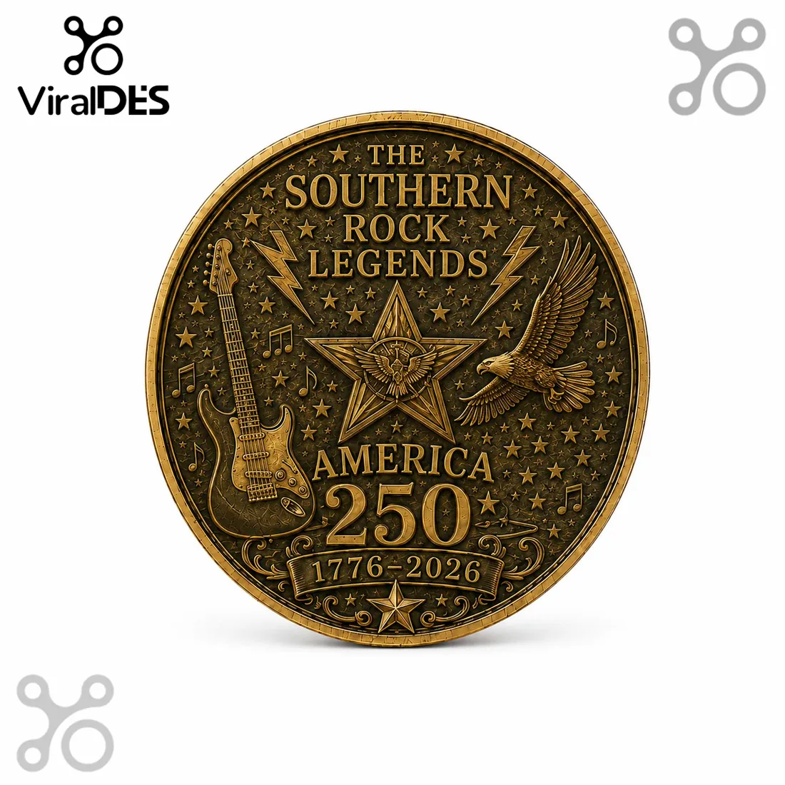 Lynyrd Skynyrd America 250th Anniversary Commemorative Coin Lynyrd Skynyrd America 250th Anniversary Commemorative Coin