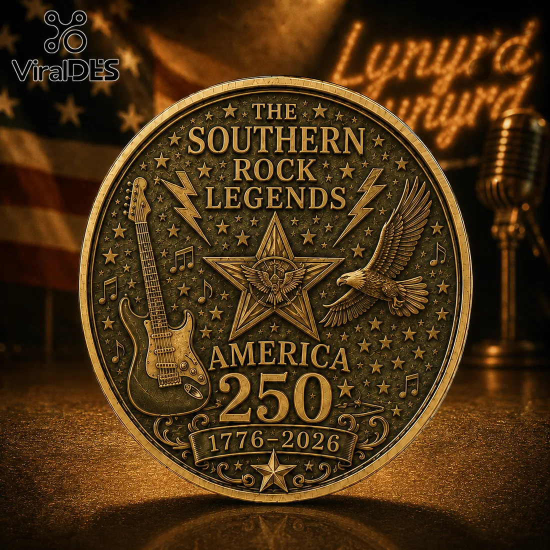 Lynyrd Skynyrd America 250th Anniversary Commemorative Coin Lynyrd Skynyrd America 250th Anniversary Commemorative Coin
