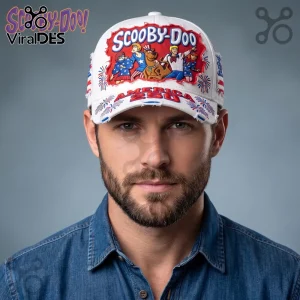Scooby-Doo x America 250 USA Flag Distressed Baseball Cap