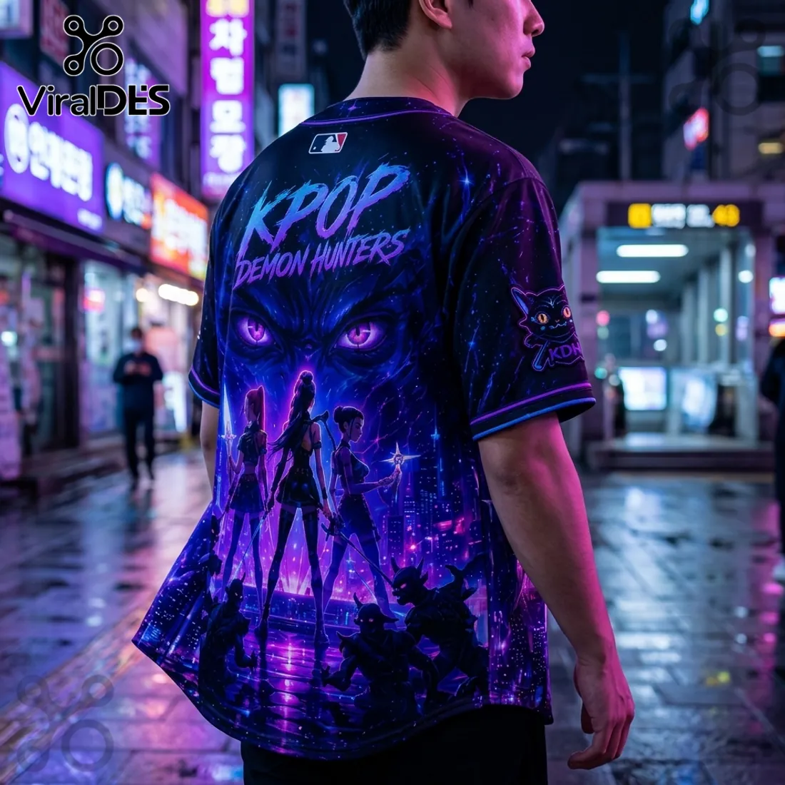 MLB x KPop Demon Hunters 2026 Edition Baseball Jersey MLB x KPop Demon Hunters 2026 Edition Baseball Jersey