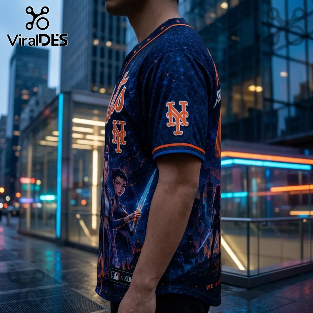 MLB x KPop Demon Hunters New York Mets 2026 Edition Jersey MLB x KPop Demon Hunters New York Mets 2026 Edition Jersey