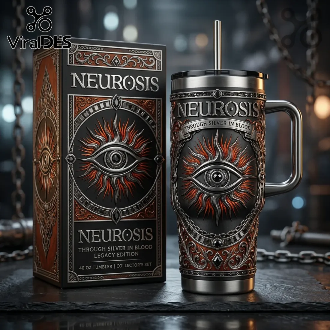 Neurosis Through Silver in Blood Legacy Edition Collectible 40oz Tumbler Neurosis Through Silver in Blood Legacy Edition Collectible 40oz Tumbler