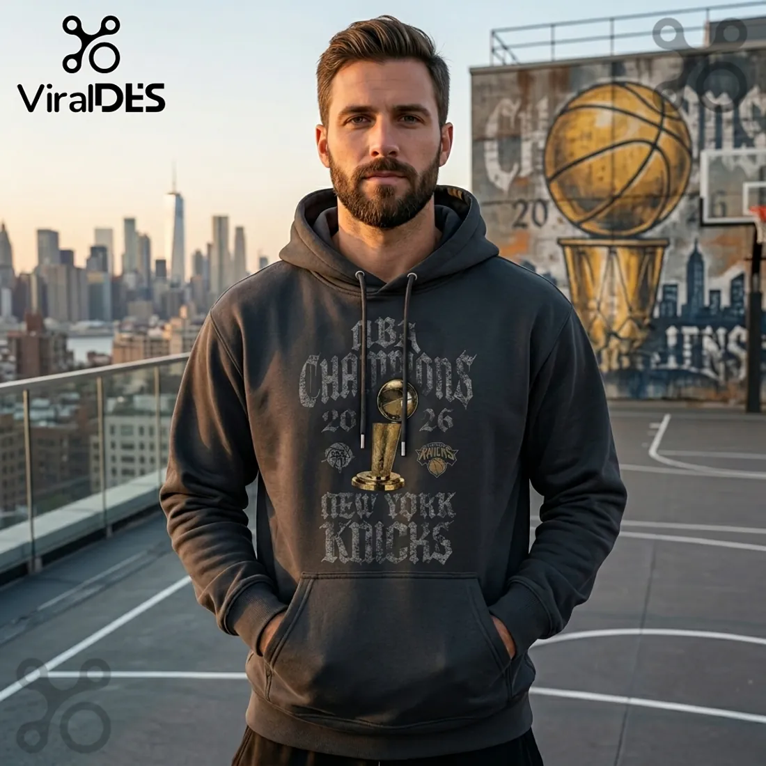 New York Knicks 2025-2026 NBA Finals Champions Black Pullover Fleece Hoodie New York Knicks 2025-2026 NBA Finals Champions Black Pullover Fleece Hoodie