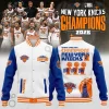New York Knicks 2026 NBA Champions Royal Bomber Jacket New York Knicks 2026 NBA Champions Royal Bomber Jacket