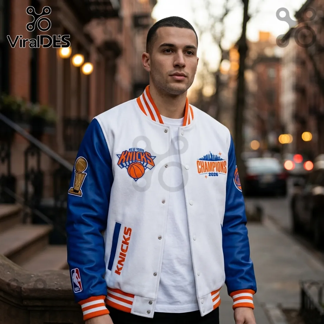New York Knicks 2026 NBA Champions Limited Edition Varsity Jacket New York Knicks 2026 NBA Champions Limited Edition Varsity Jacket