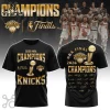 New York Knicks 2026 NBA Champions Black Crew Neck T-Shirt New York Knicks 2026 NBA Champions Black Crew Neck T-Shirt