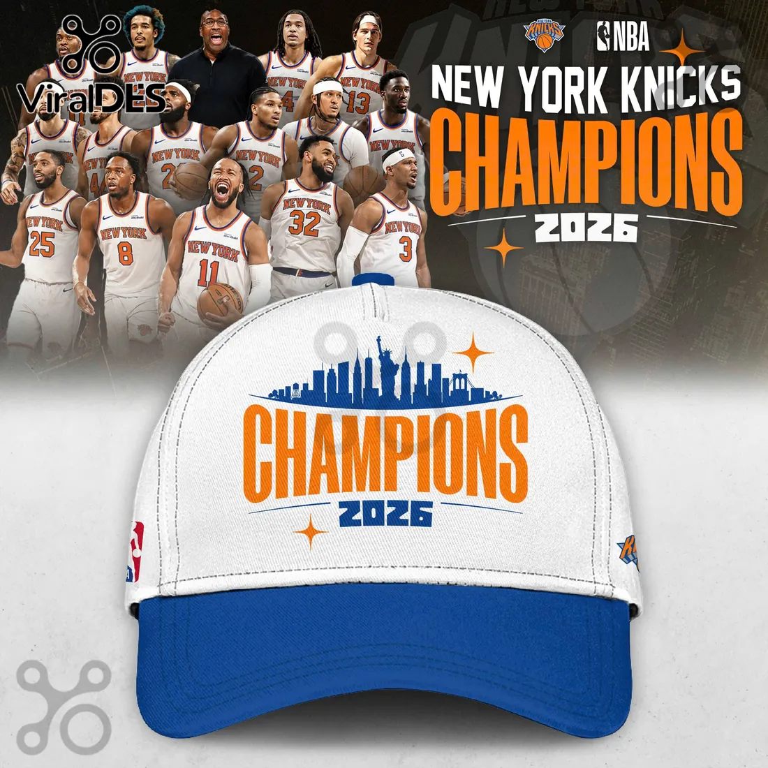 New York Knicks 2026 NBA Champions White Limited Edition Hoodie New York Knicks 2026 NBA Champions White Limited Edition Hoodie