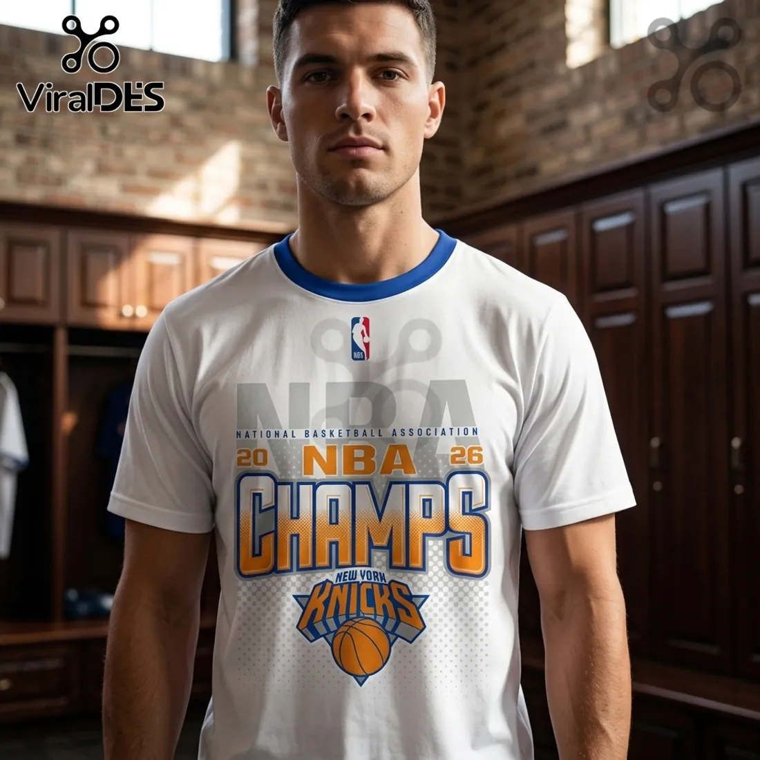 New York Knicks x NBA 2026 Champions Limited Edition T-Shirt New York Knicks x NBA 2026 Champions Limited Edition T-Shirt