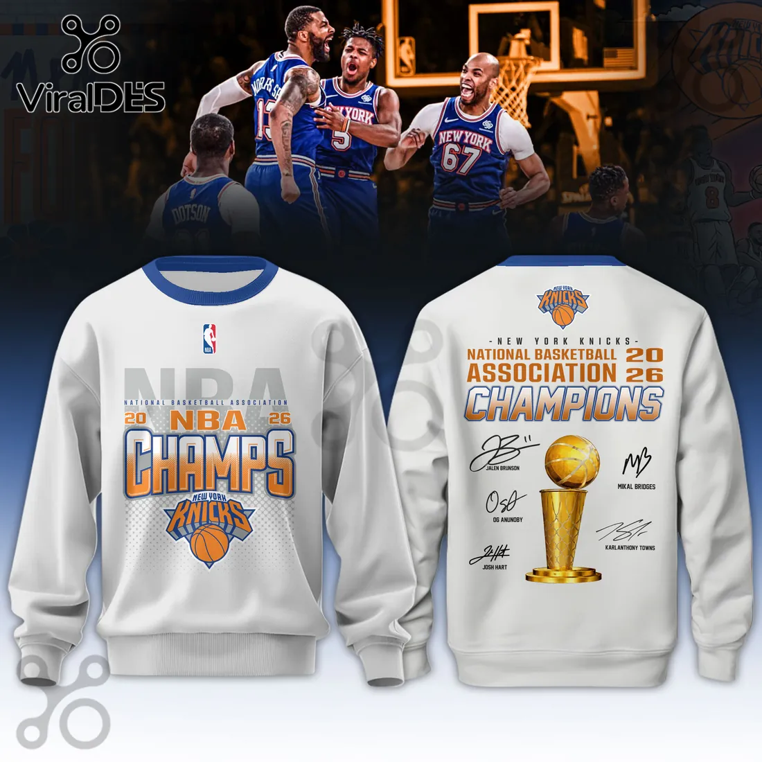 New York Knicks x NBA 2026 Champions Limited Edition T-Shirt New York Knicks x NBA 2026 Champions Limited Edition T-Shirt