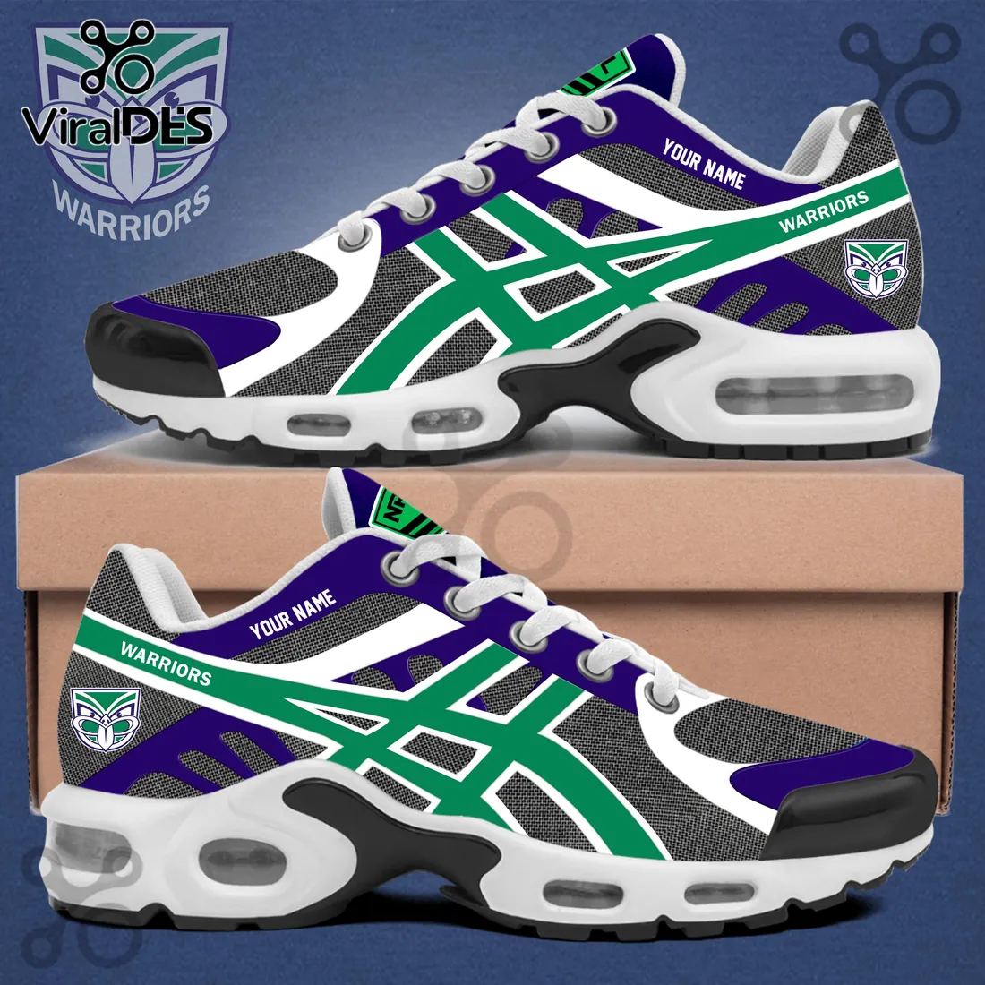 New Zealand Warriors NRL 2026 Edition Air Max Plus Sneakers New Zealand Warriors NRL 2026 Edition Air Max Plus Sneakers