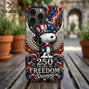 Snoopy x USA America 250 Years of Freedom Patriotic Collectible Phone Case