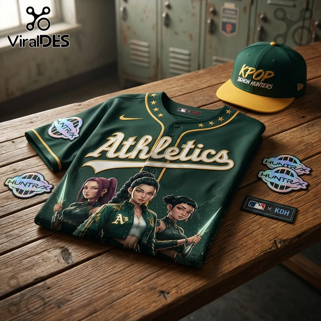 Oakland Athletics x KPop Demon Hunters 2026 Edition Jersey Oakland Athletics x KPop Demon Hunters 2026 Edition Jersey