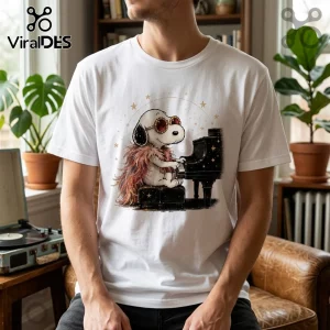 2026 Elton John x Snoopy Premium Fitted T-Shirt