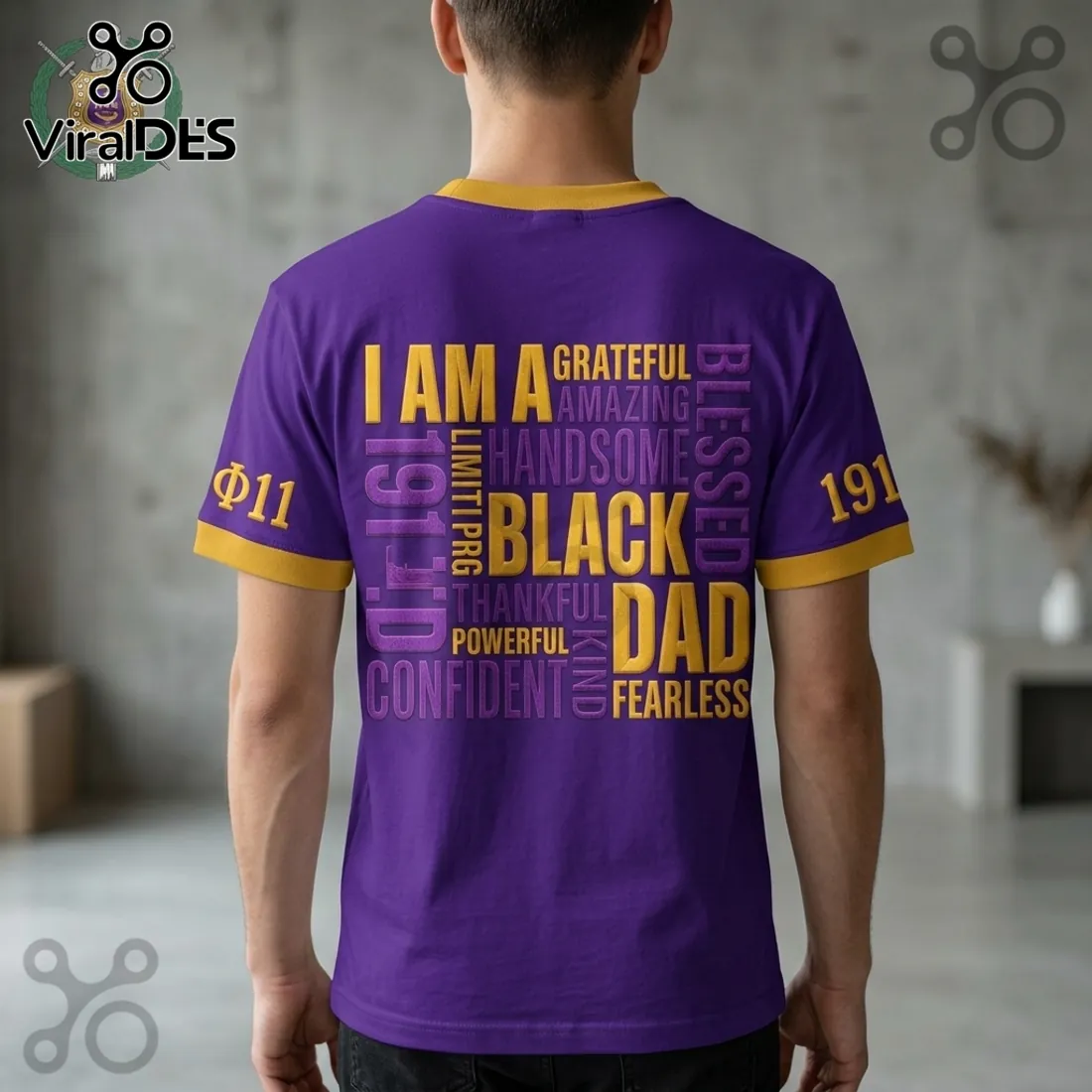 Omega Psi Phi Fraternity 1911 Purple and Gold Shirt Omega Psi Phi Fraternity 1911 Purple and Gold Shirt