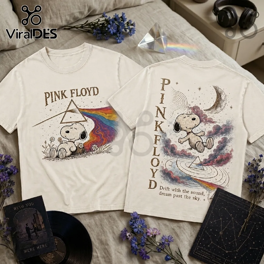 Pink Floyd x Snoopy Premium 2026 T-Shirt Pink Floyd x Snoopy Premium 2026 T-Shirt