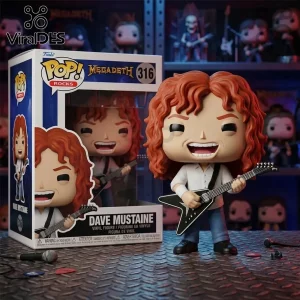 Dave Mustaine x Funko Pop Rocks Megadeth Vinyl Figure Dave Mustaine x Funko Pop Rocks Megadeth Vinyl Figure