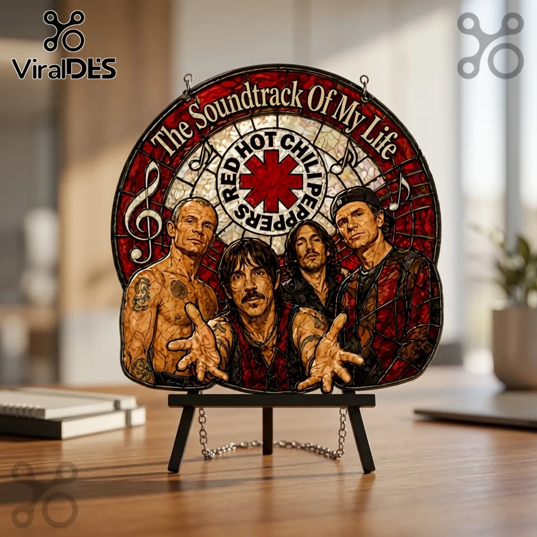 Red Hot Chili Peppers The Soundtrack Of My Life Suncatcher Red Hot Chili Peppers The Soundtrack Of My Life Suncatcher