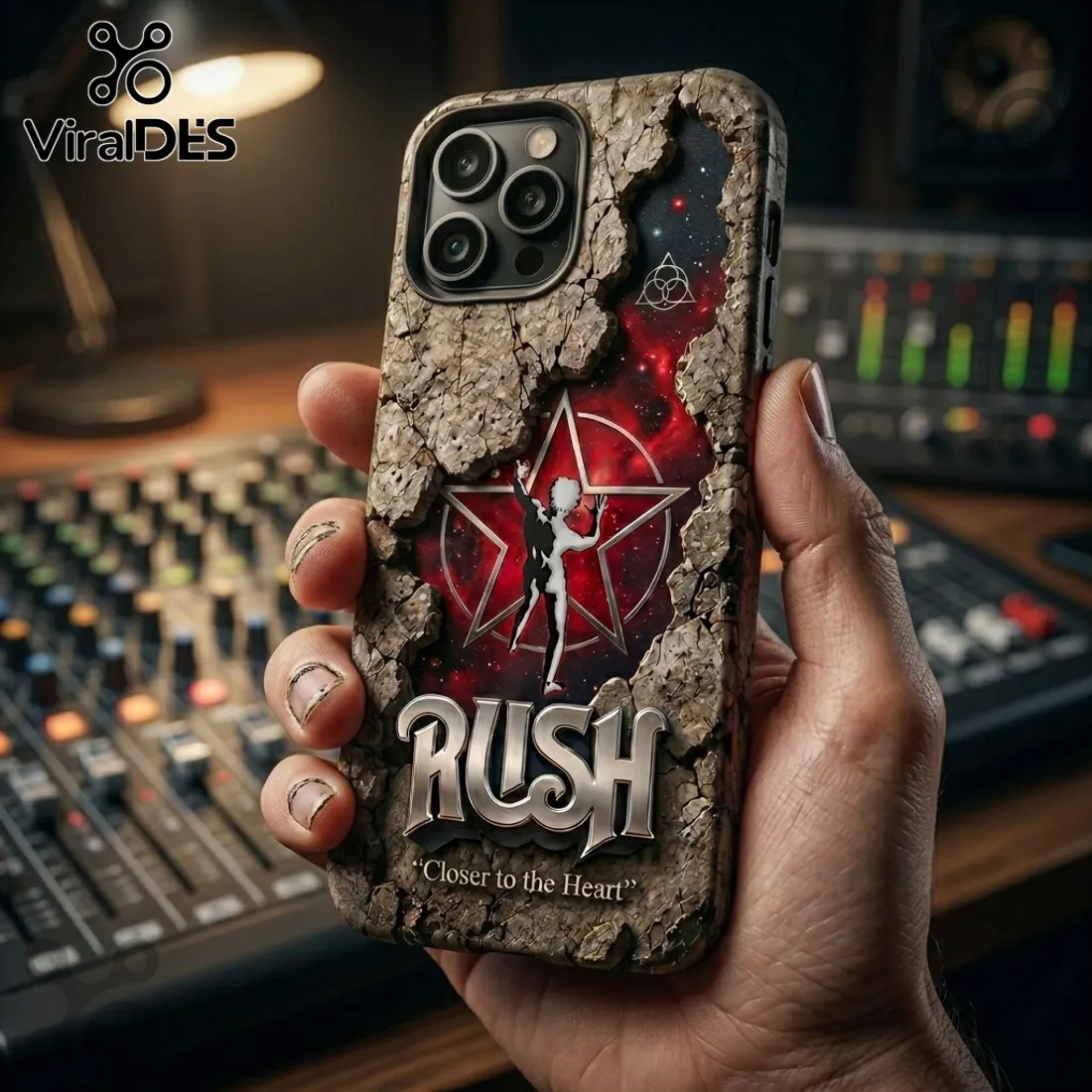Rush Starman Closer to the Heart Stone Texture Phone Case Rush Starman Closer to the Heart Stone Texture Phone Case