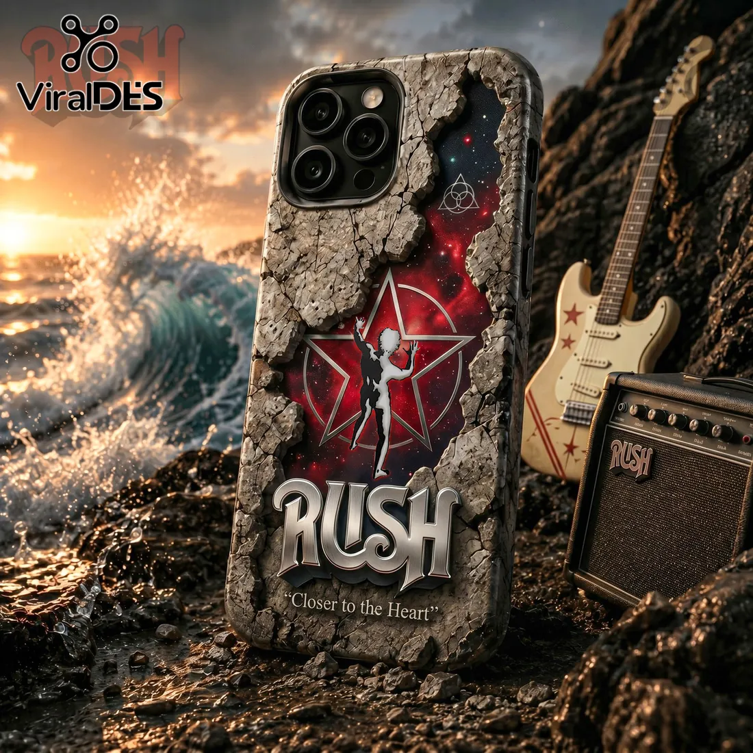 Rush Starman Closer to the Heart Stone Texture Phone Case Rush Starman Closer to the Heart Stone Texture Phone Case