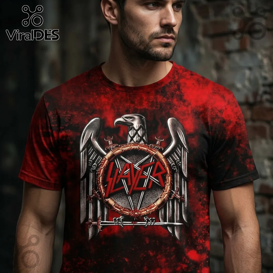 Slayer 45th Anniversary 1981-2026 Commemorative Cotton T-Shirt Slayer 45th Anniversary 1981-2026 Commemorative Cotton T-Shirt