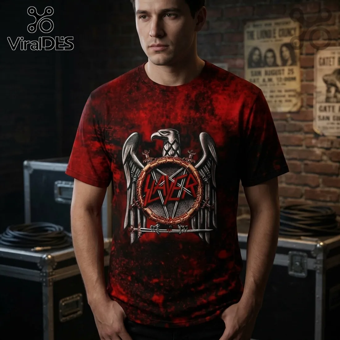 Slayer 45th Anniversary 1981-2026 Commemorative Cotton T-Shirt Slayer 45th Anniversary 1981-2026 Commemorative Cotton T-Shirt