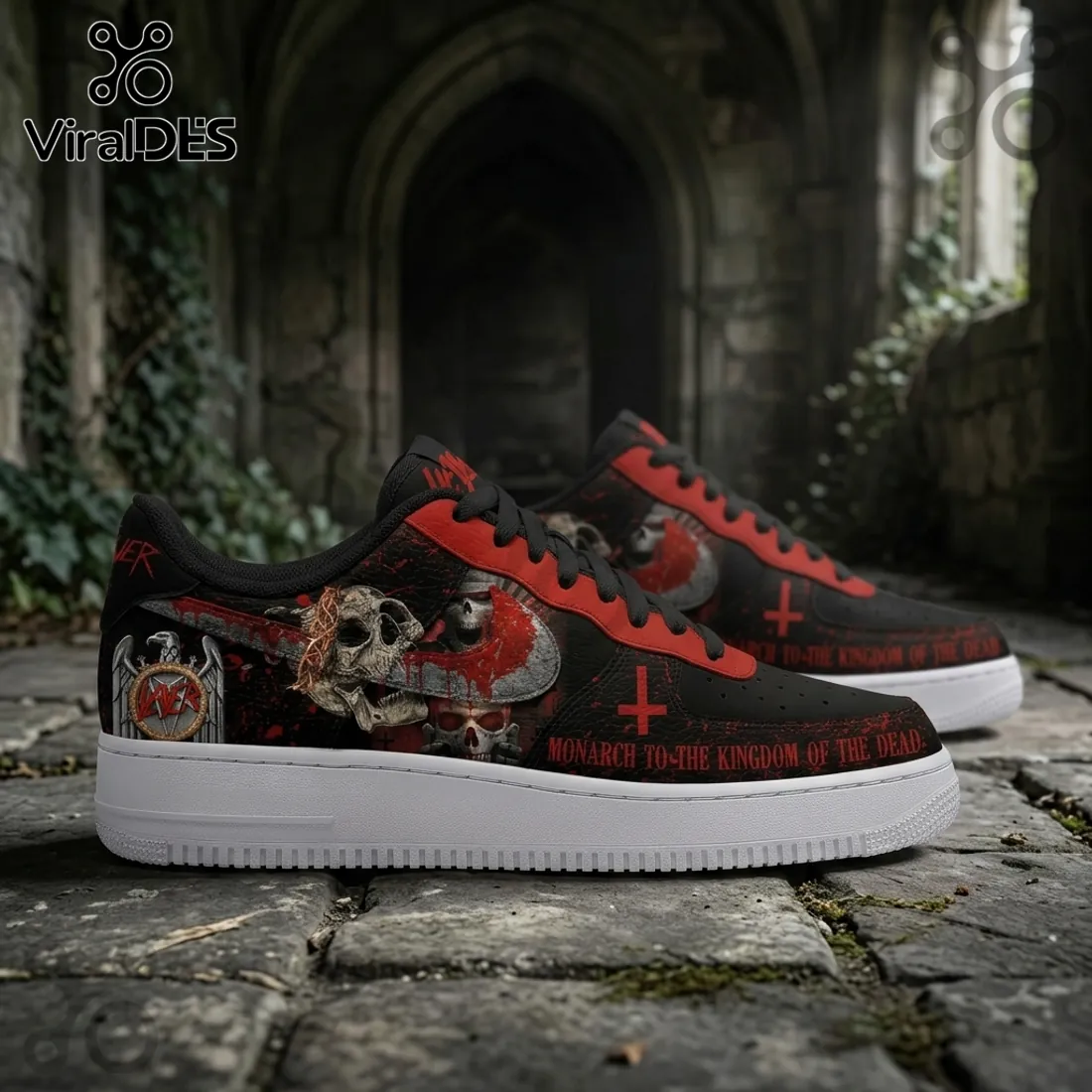 Slayer Metal Band Monarch to the Kingdom of the Dead Air Force 1 Slayer Metal Band Monarch to the Kingdom of the Dead Air Force 1