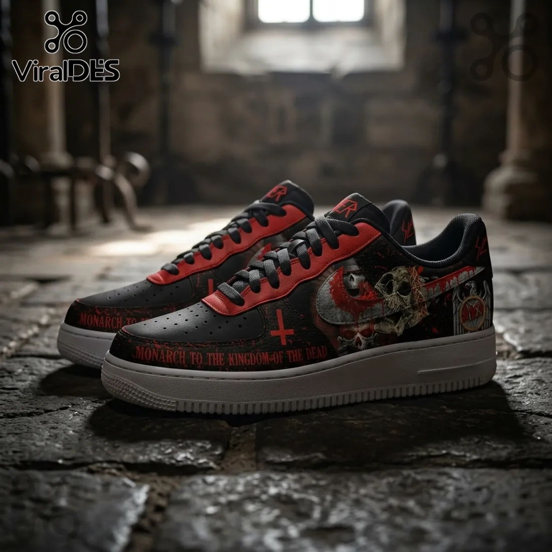 Slayer Metal Band Monarch to the Kingdom of the Dead Air Force 1 Slayer Metal Band Monarch to the Kingdom of the Dead Air Force 1