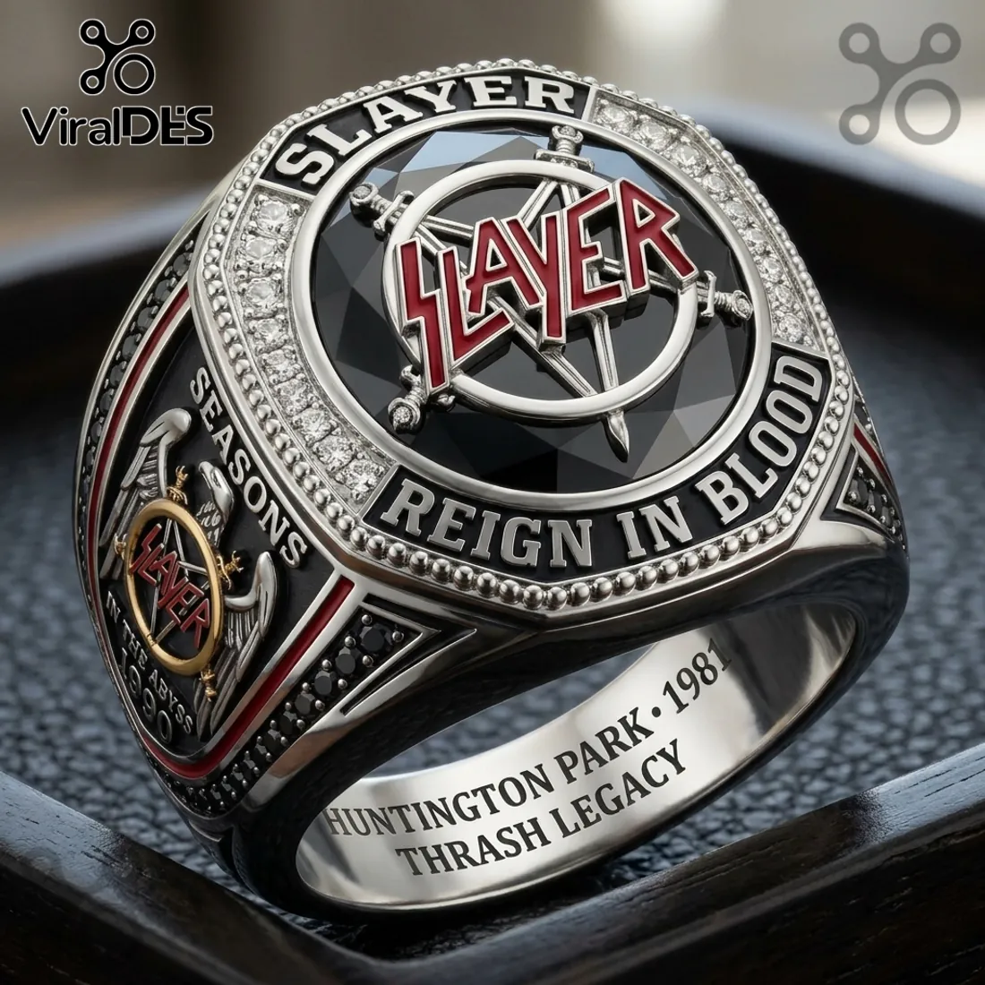 Slayer Reign in Blood Stainless Steel Championship Ring 2026 Slayer Reign in Blood Stainless Steel Championship Ring 2026