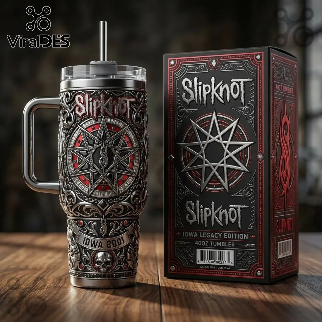 Slipknot Iowa Legacy Edition 2001 Stainless Steel 40oz Tumbler Slipknot Iowa Legacy Edition 2001 Stainless Steel 40oz Tumbler